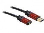 Premium DELOCK Kabel USB 3.0 rot Verlängerung 5.0m für schnelle Datenübertragung