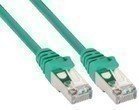 InLine® Patchkabel F/UTP Cat5e grün 3m - Hochwertiges Ethernet Kabel für schnelle Datenübertragung