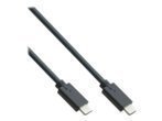 InLine® USB 3.2 Gen.2 Kabel USB Typ-C Stecker/Stecker schwarz 1.5m