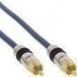 InLine® Cinch Kabel AUDIO PREMIUM vergoldete Stecker 1x Cinch Stecker / Stecker 7m - Hochwertiges Audiokabel für beste Übertragungsqualität