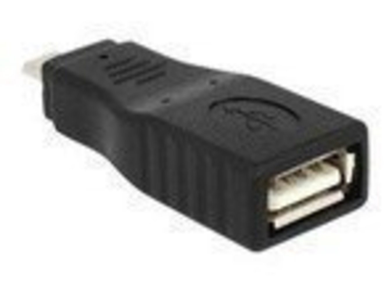 DELOCK Adapter USB micro-B St/ USB A Bu full covered OTG - schnell & zuverlässig