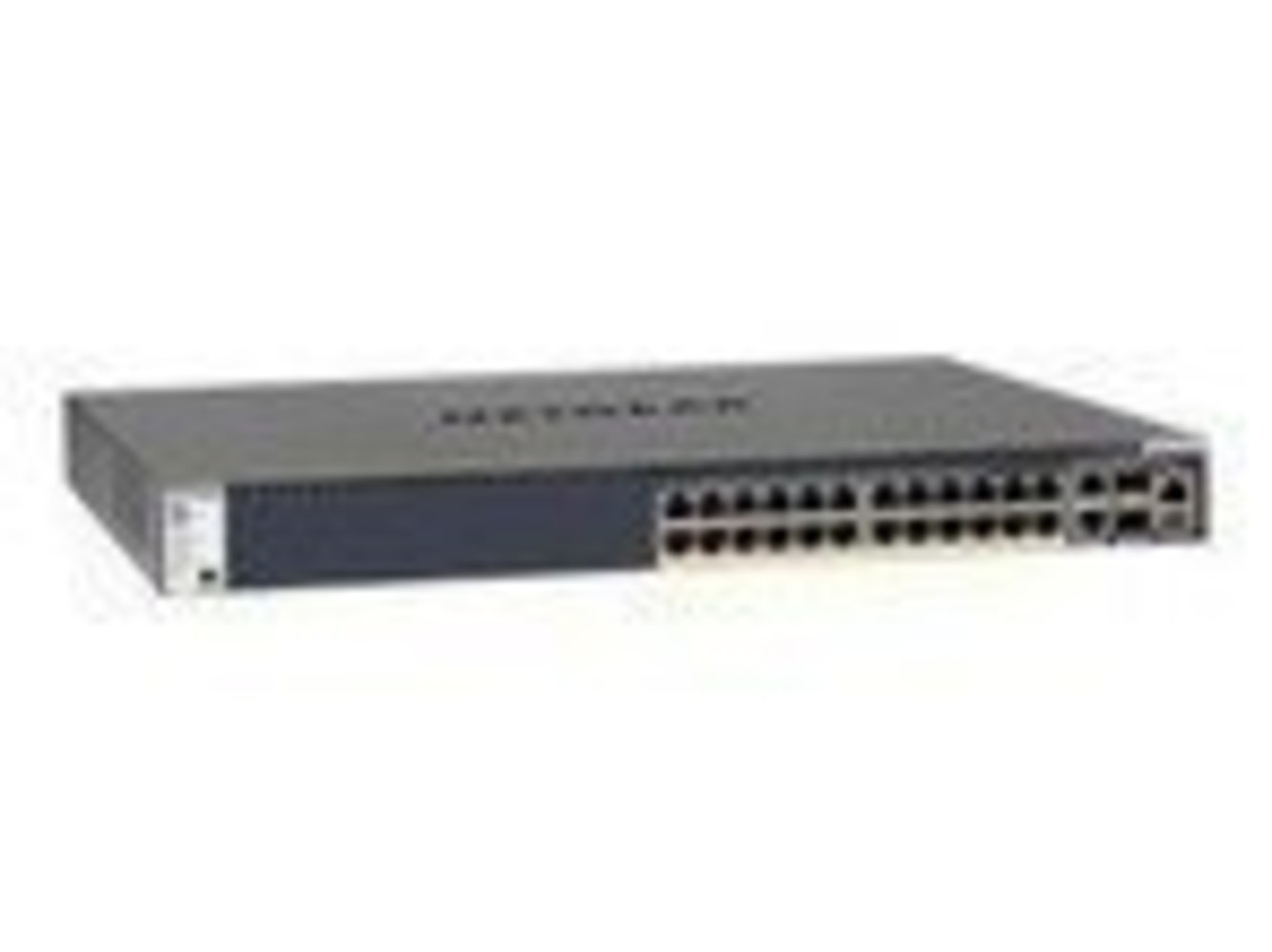 NETGEAR M4300-28G-PoE+ 1000W PSU Stackable Managed Switch mit 24x1G PoE+ + 4x10G incl 2x10GBASE-T + 2xSFP+ Layer 3