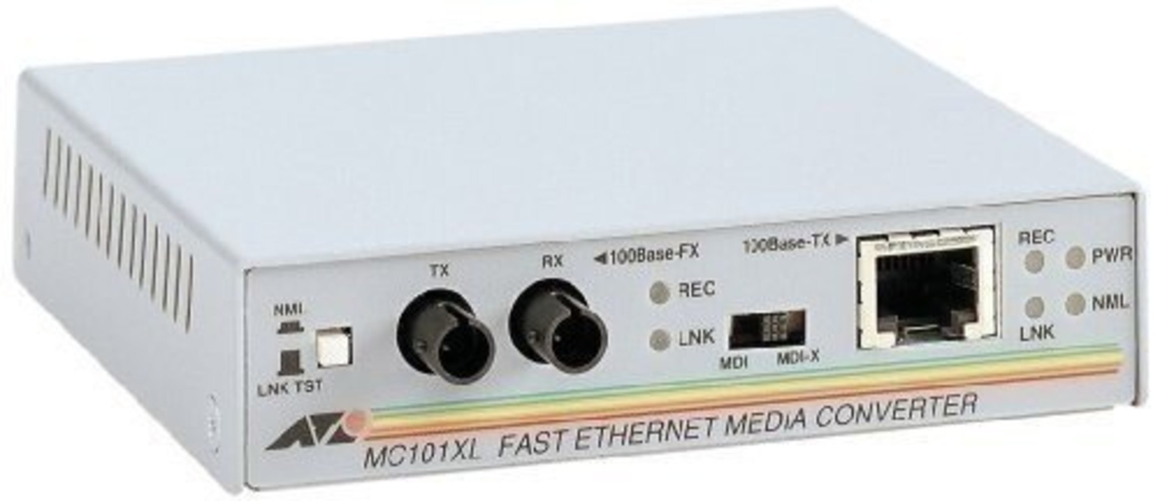 Externer Konverter TX-FX/ST für Multimodefasern mit Netzteil