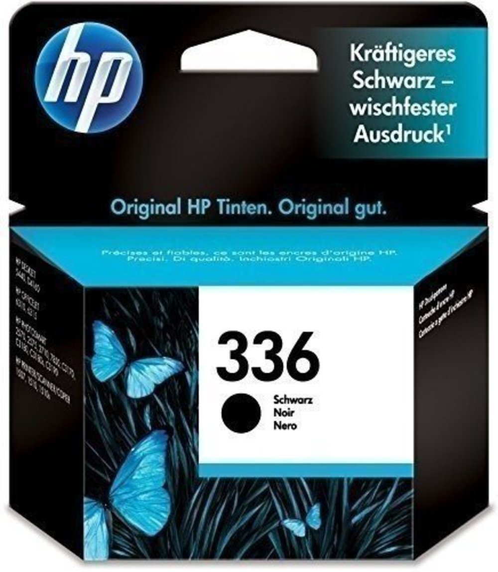  HP 336 Original Tinte schwarz Standardkapazität 5ml 210 Seiten 1er-Pack
