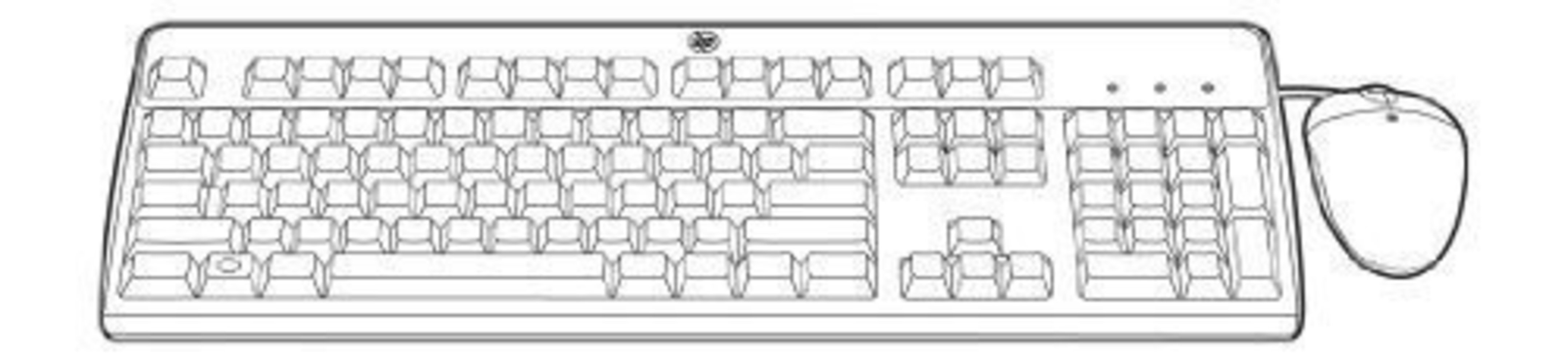 HPE USB BFR-PVC DE Keyboard/Maus Kit - Hochwertiges, langlebiges Tastatur- und Mausset für hohe Produktivität