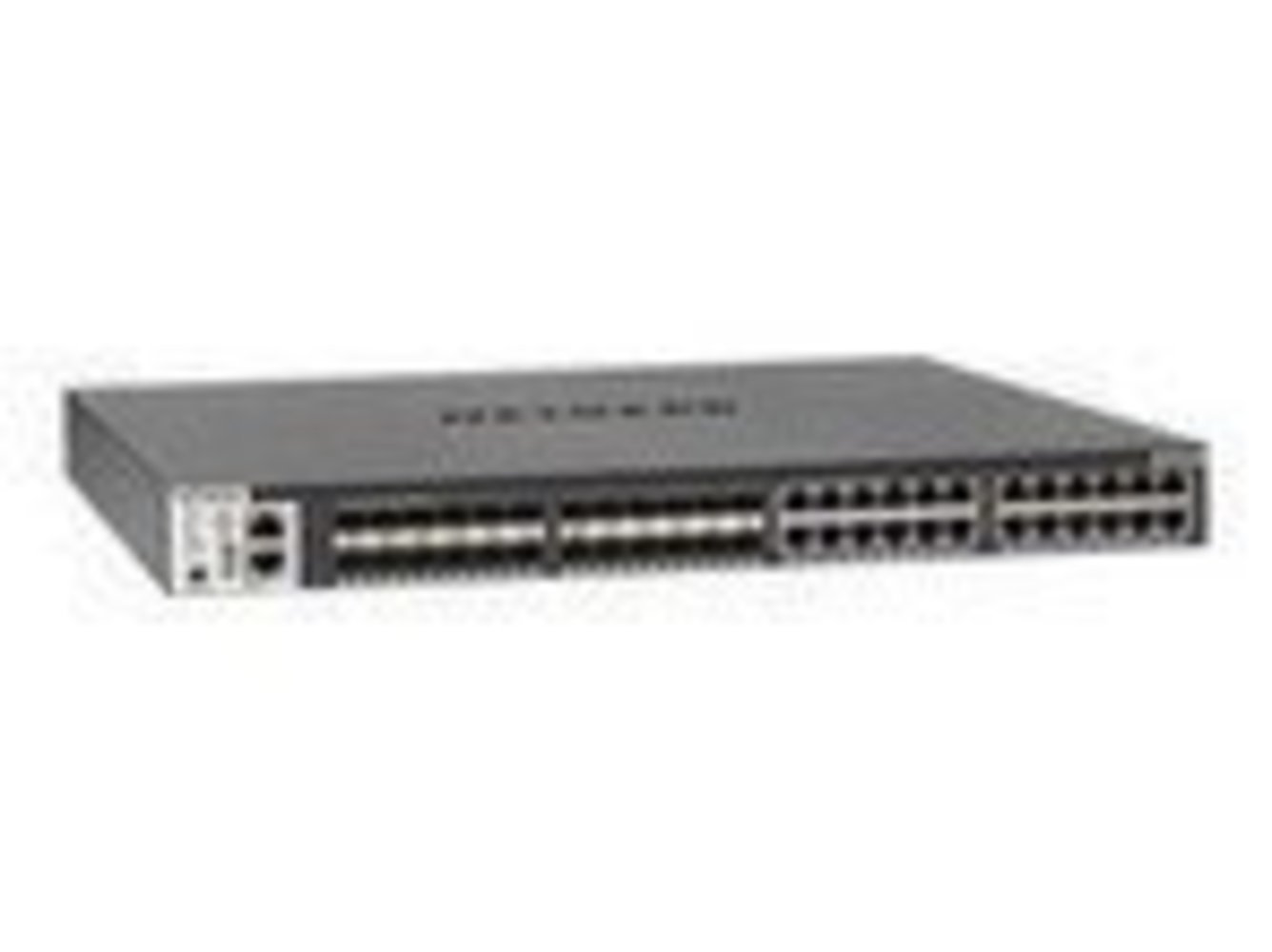 NETGEAR M4300-24X24F Stackable Managed Switch mit 48x10G incl 24x10GBASE-T und 24xSFP+ Layer 3 SDN-ready Open Flow 1.3