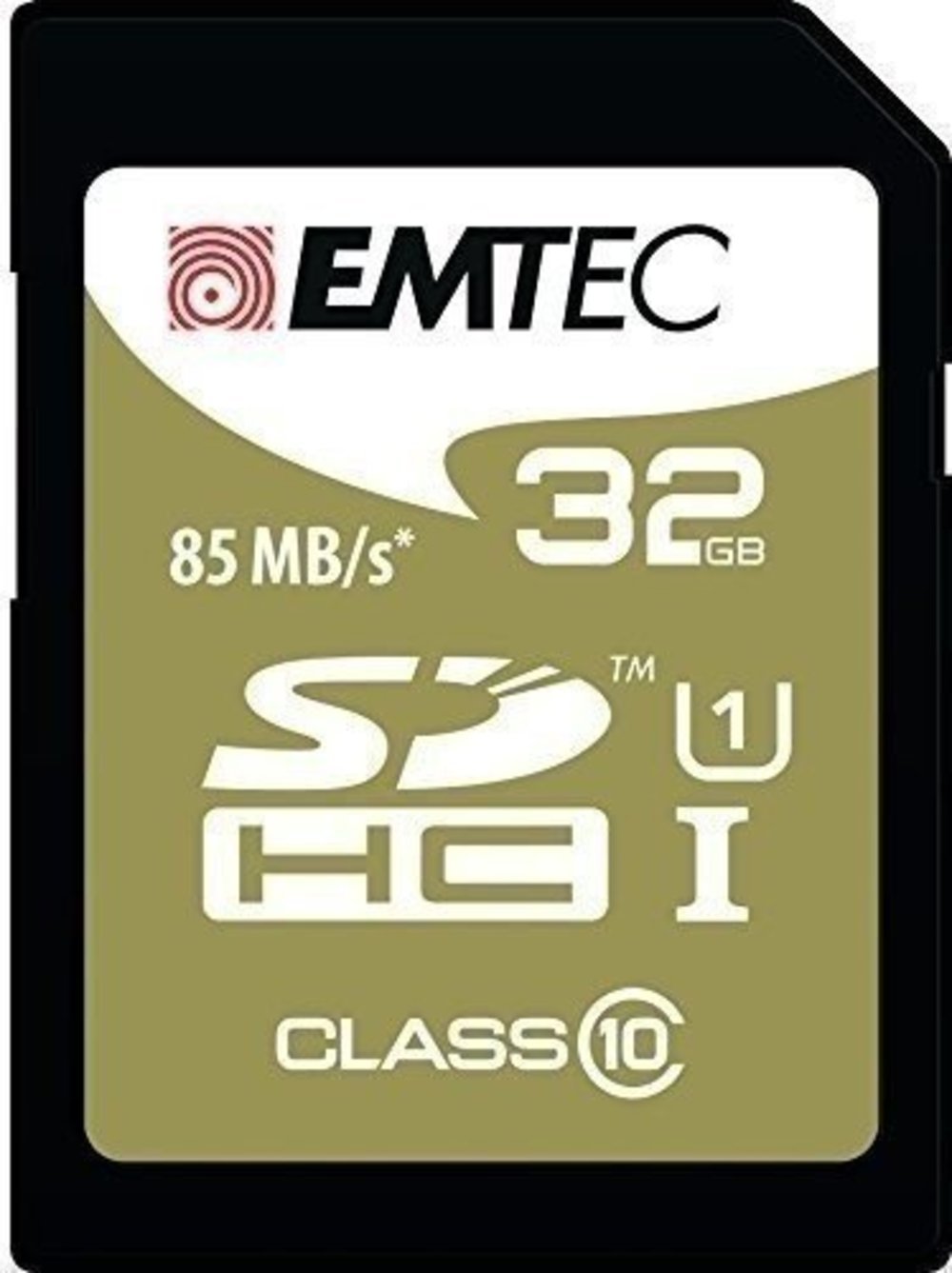 SD Card 32GB Emtec SDHC (CLASS10) Gold + Kartenblister