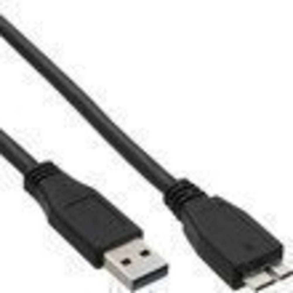 InLine® USB 3.0 Kabel A an Micro B schwarz 1m - High-Speed Datenübertragung und zuverlässige Verbindung