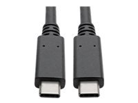 EATON TRIPPLITE USB-C Kabel M/M - USB 3.1 Gen 2 10Gbps 5A Rating Thunderbolt 3 Compatible 3ft 0.91m