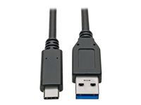 EATON TRIPPLITE USB-C to USB-A Kabel M/M USB 3.1 Gen 2 10Gbps USB-IF Certified Thunderbolt 3 Compatible 3ft 0.91m
