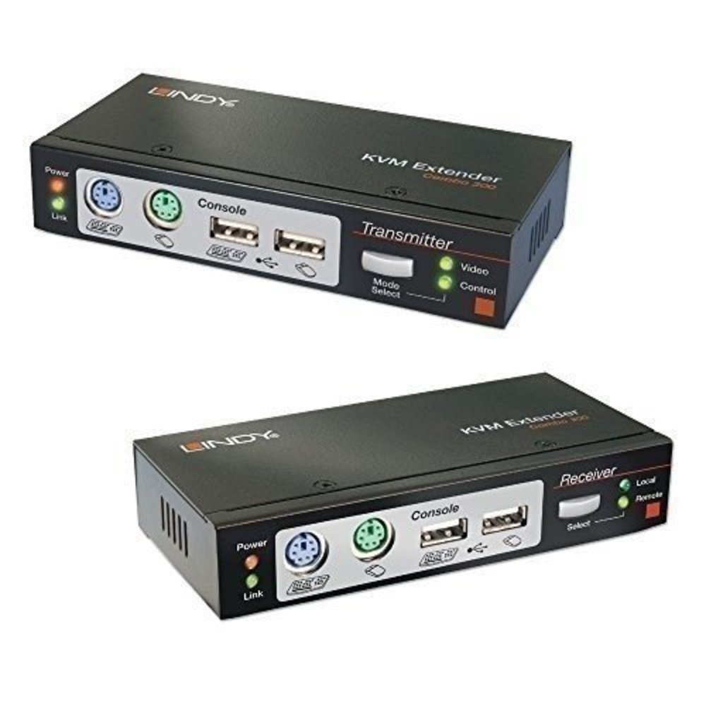 Lindy Ca5 KVM Extend Combo mit KVM Switches USB-PS2 VGA bis 300m