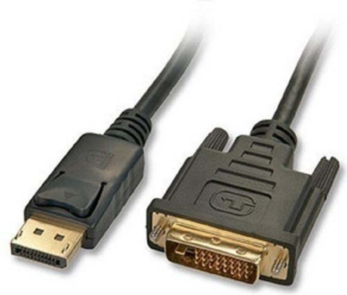 Lindy Kabel DisplayPort/DVI-D 1m DP Stecker an DVI-D Stecker