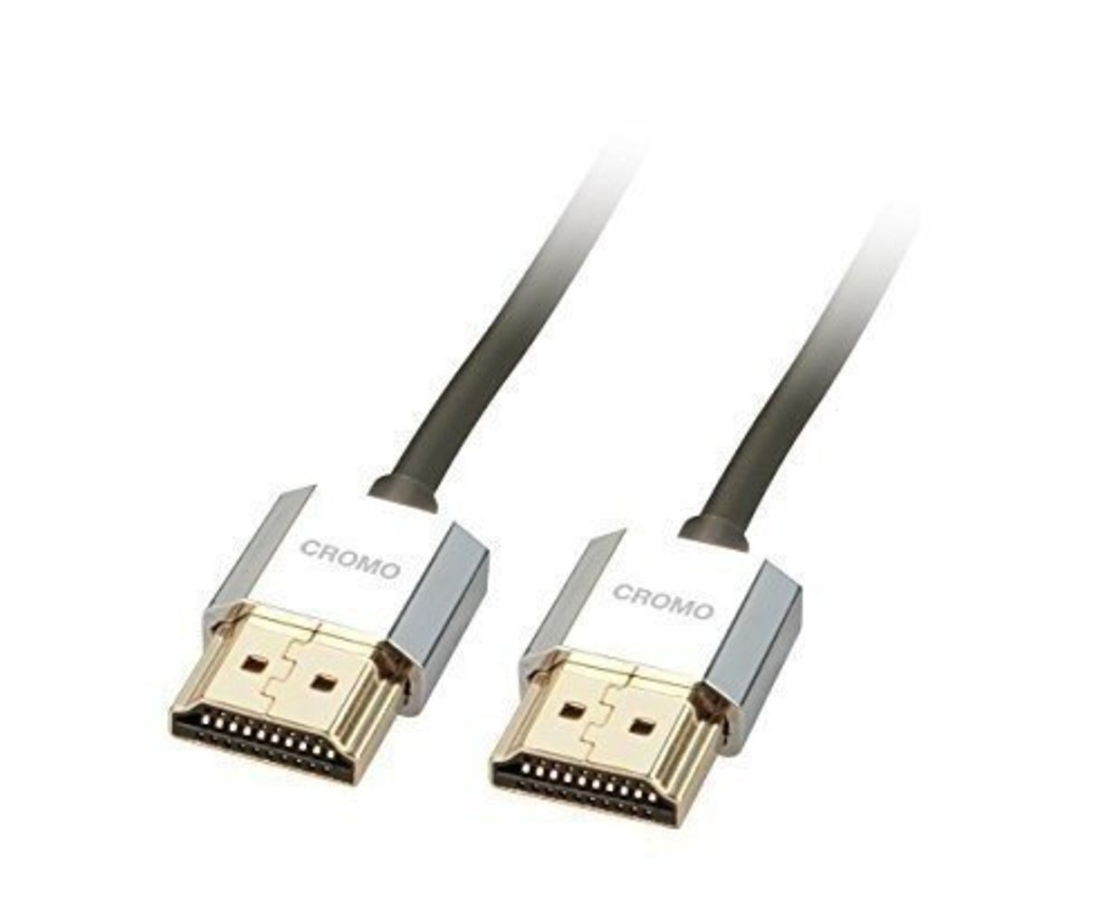 Lindy CROMO Slim HDMI High Speed A/A Kabel 0.5m mit Ethernet
