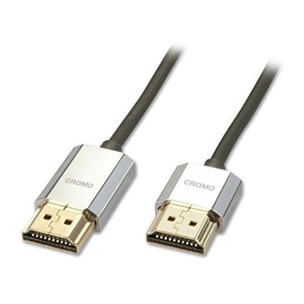 Lindy CROMO Slim HDMI High Speed A/A Kabel 3m mit Ethernet
