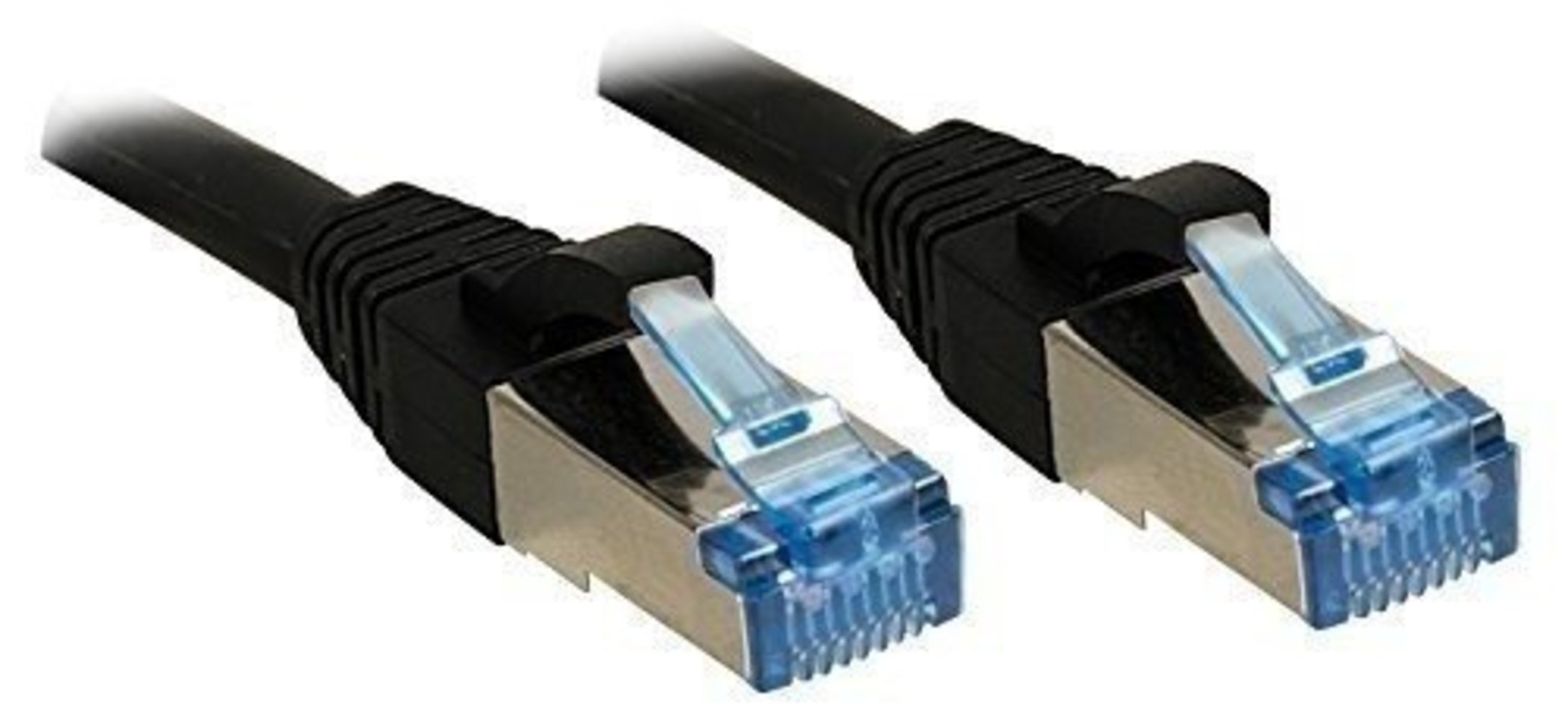 Lindy Cat6A S/FTP PIMF LSOH schwarz 0.5m Patchkabel - Beste Qualität für schnelle und sichere Datenübertragung