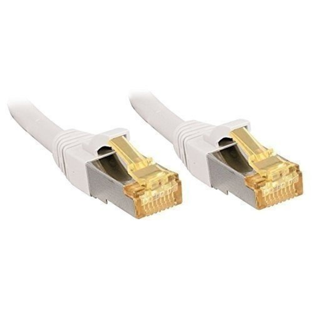 Lindy Cat7 S/FTP PIMF LSOH weiß 5m Patchkabel - Hochwertiges, langlebiges Ethernet Kabel für schnelle und zuverlässige Datenübertragung