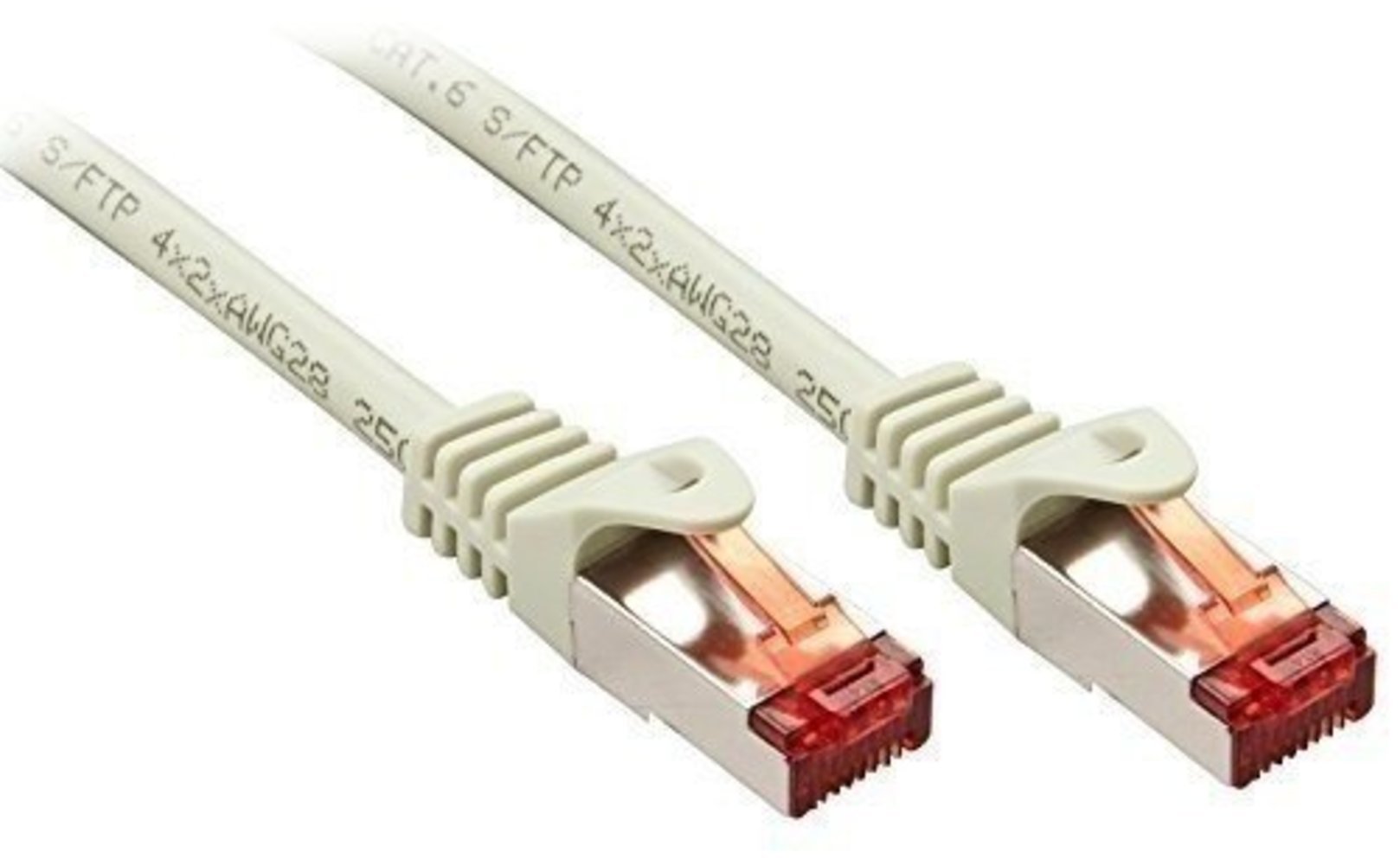  Produkttitel: Lindy Basic Cat6 S/FTP Kabel 0.5m Patchkabel - Hellgrau - Hochwertiges Netzwerkkabel für schnelle Datenübertragung