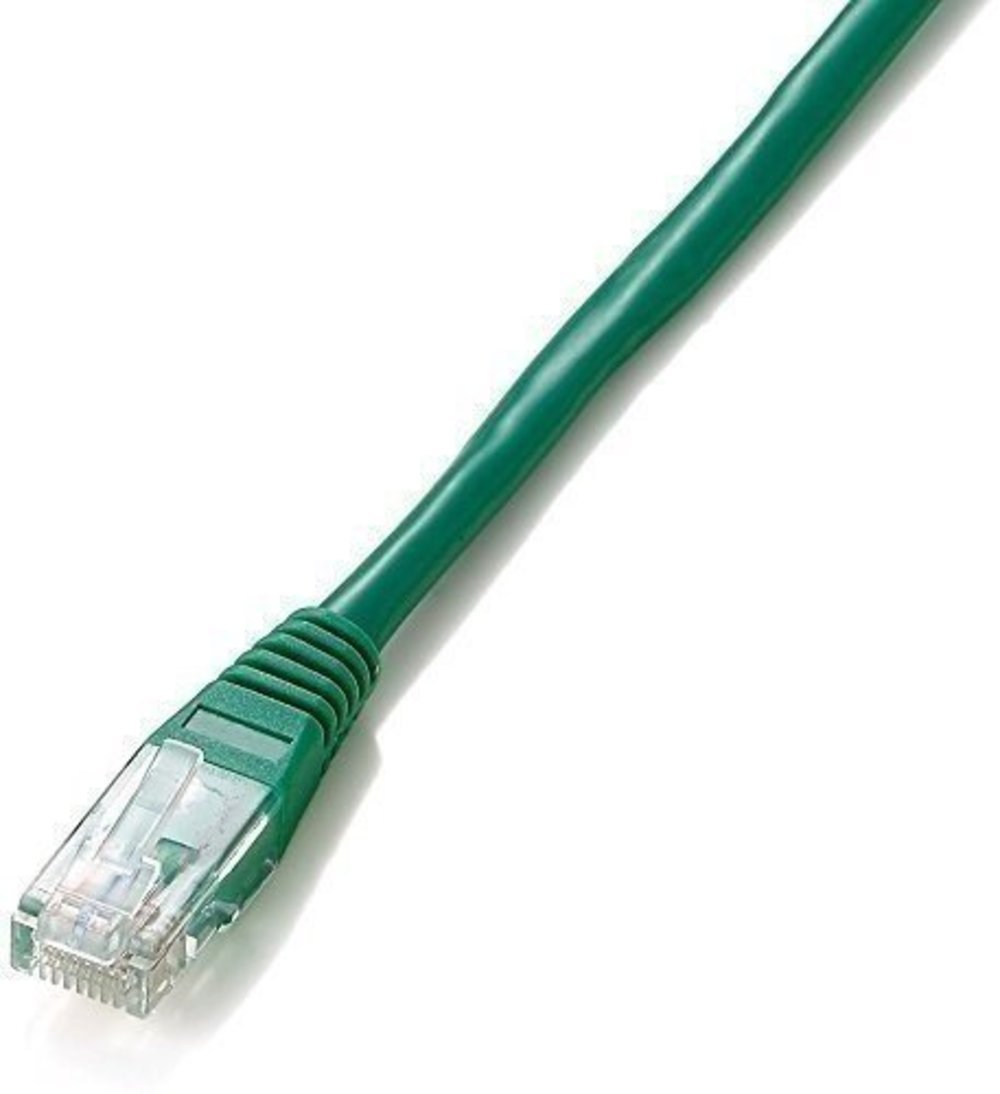 equip CCA Patchkabel U/UTP 2xRJ45 Cat5e grün 5.0m – Hochwertiges Ethernet Kabel für eine zuverlässige Verbindung!