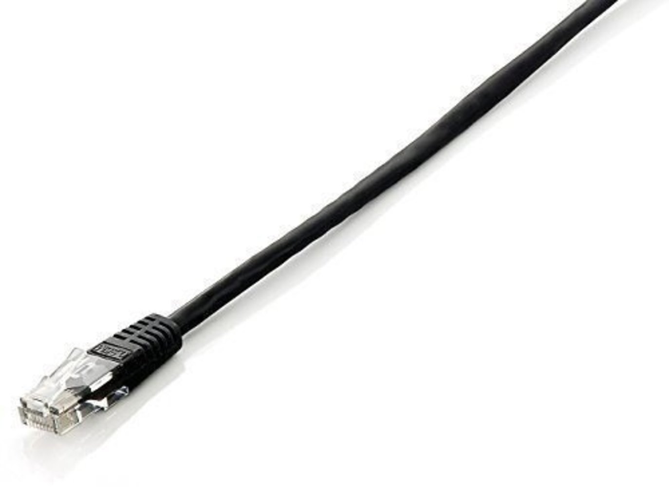 equip CCA Patchkabel U/UTP 2xRJ45 Cat6 schwarz 0.25m - Hochwertiges, haltbares Ethernet-Kabel für schnelle und zuverlässige Verbindungen