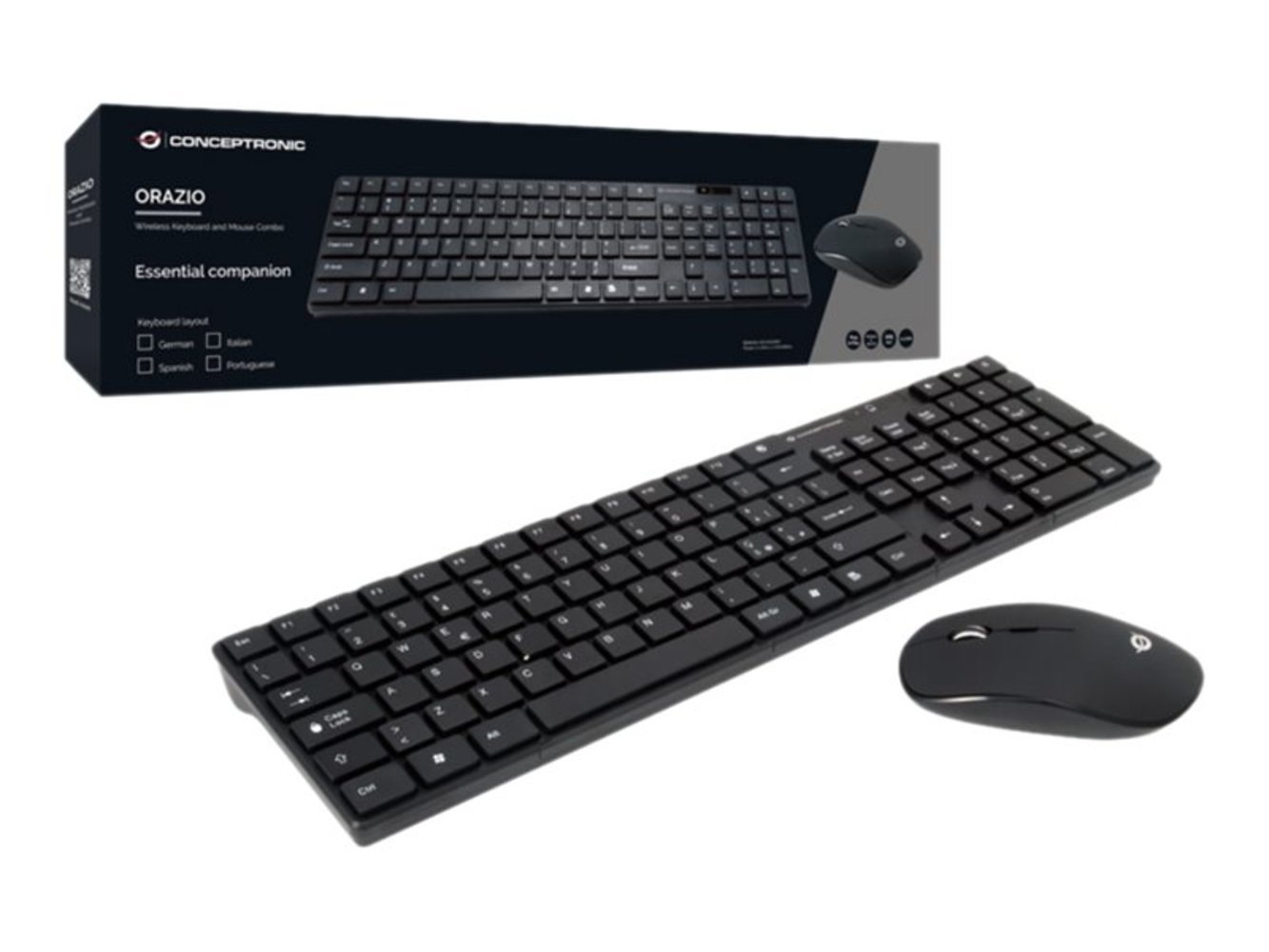 CONCEPTRONIC ORAZIO01DE Wireless Keyboard+Maus.DE schwarz