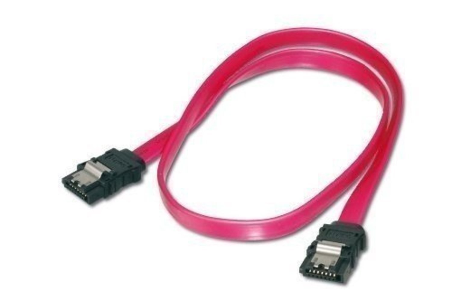  Kabel HDD SATA-II/III 50cm mit Metallclip