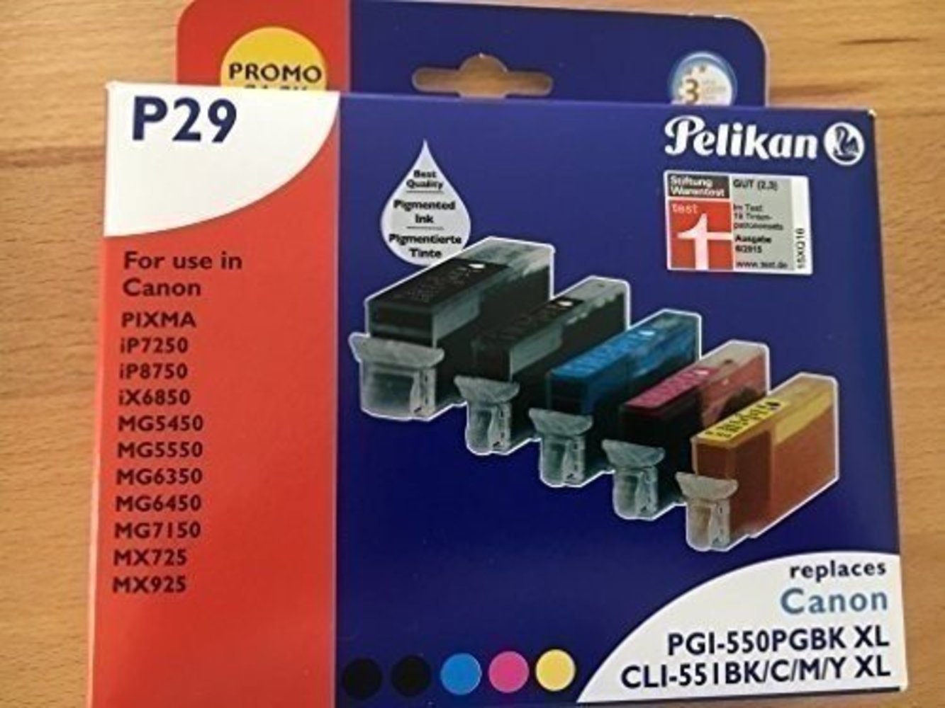 Pelikan Tinte4 Farben (Canon CLI-550XL