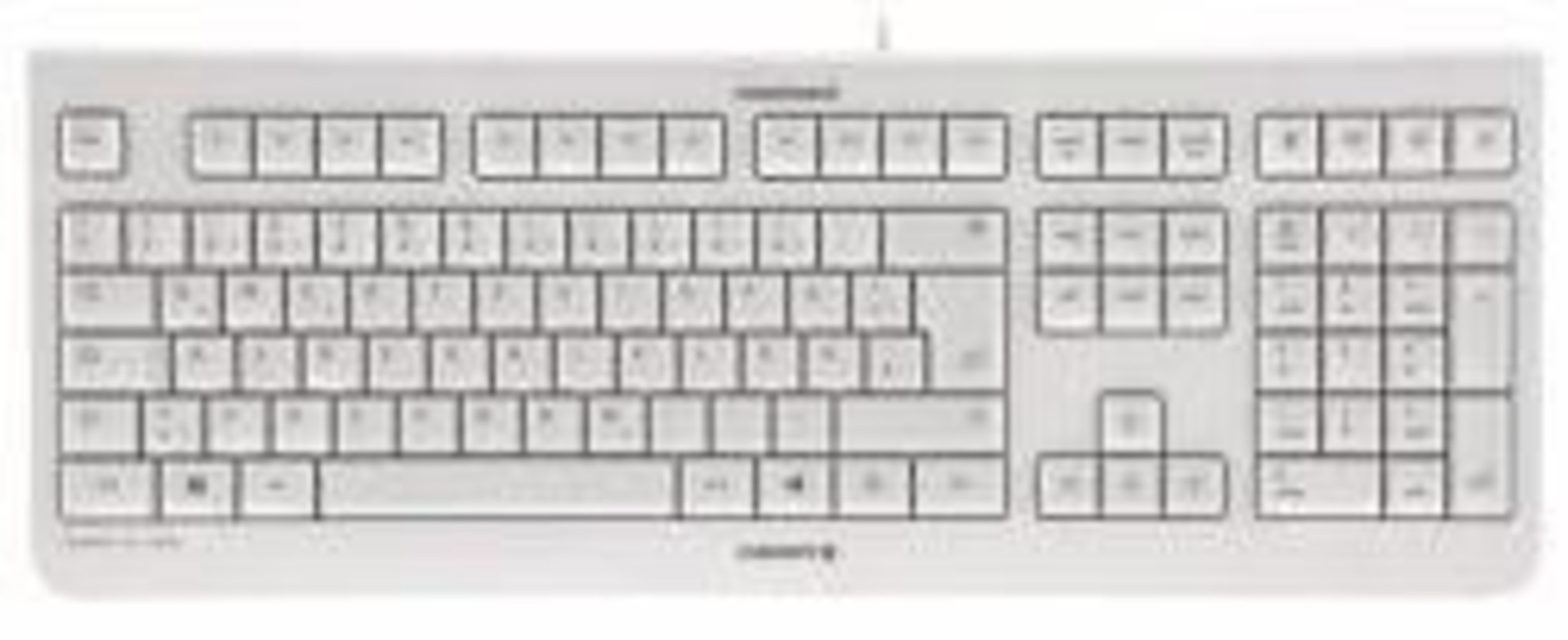 CHERRY Tastatur KC 1000 weiß schweizer Layout