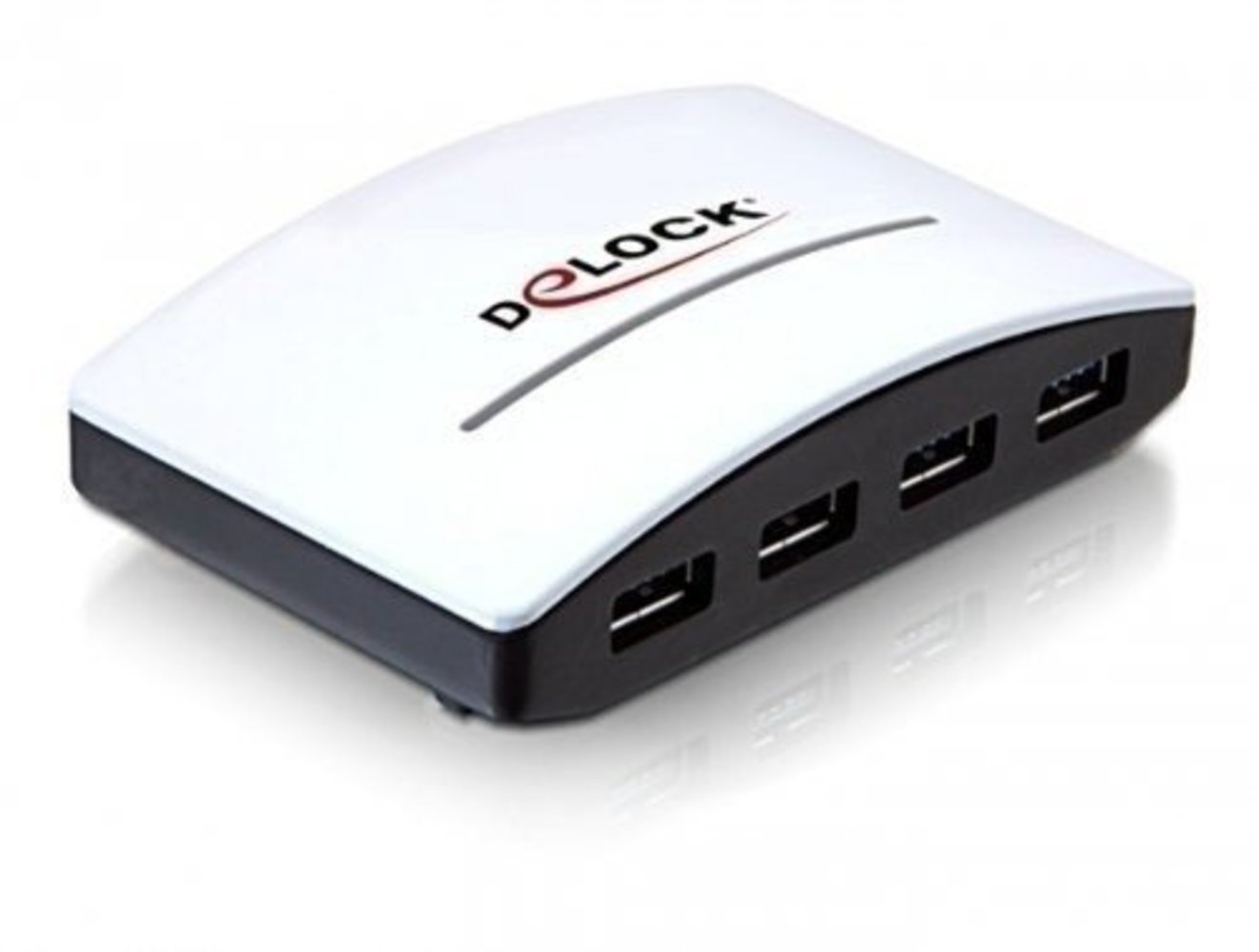 USB-HUB Delock 4-Port USB3.0 weiß mit NT extern