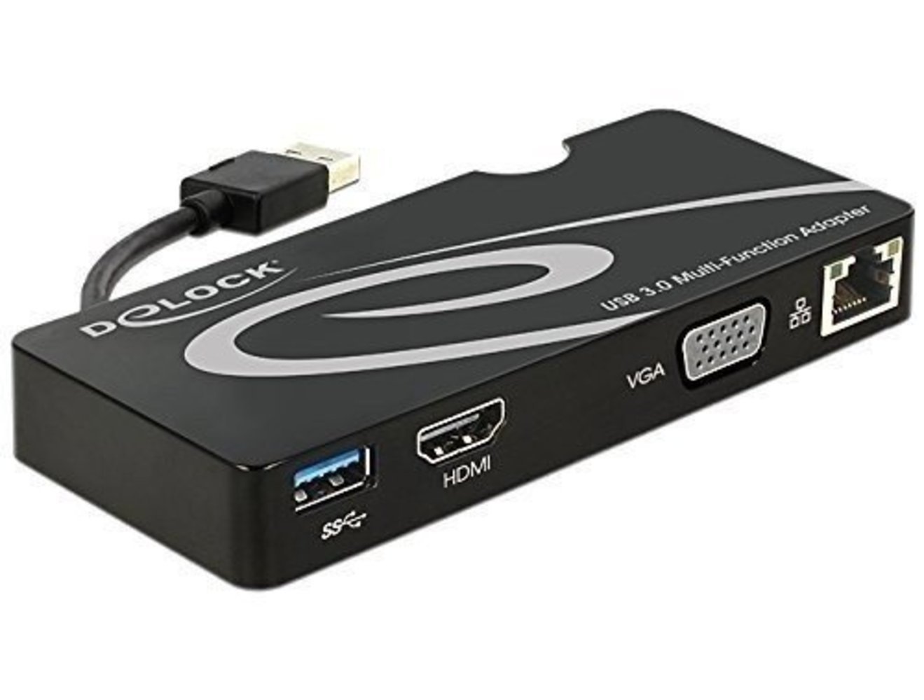 DELOCK Adapter USB 3.0 zu HDMI + VGA + Gigabit LAN + USB 3.0