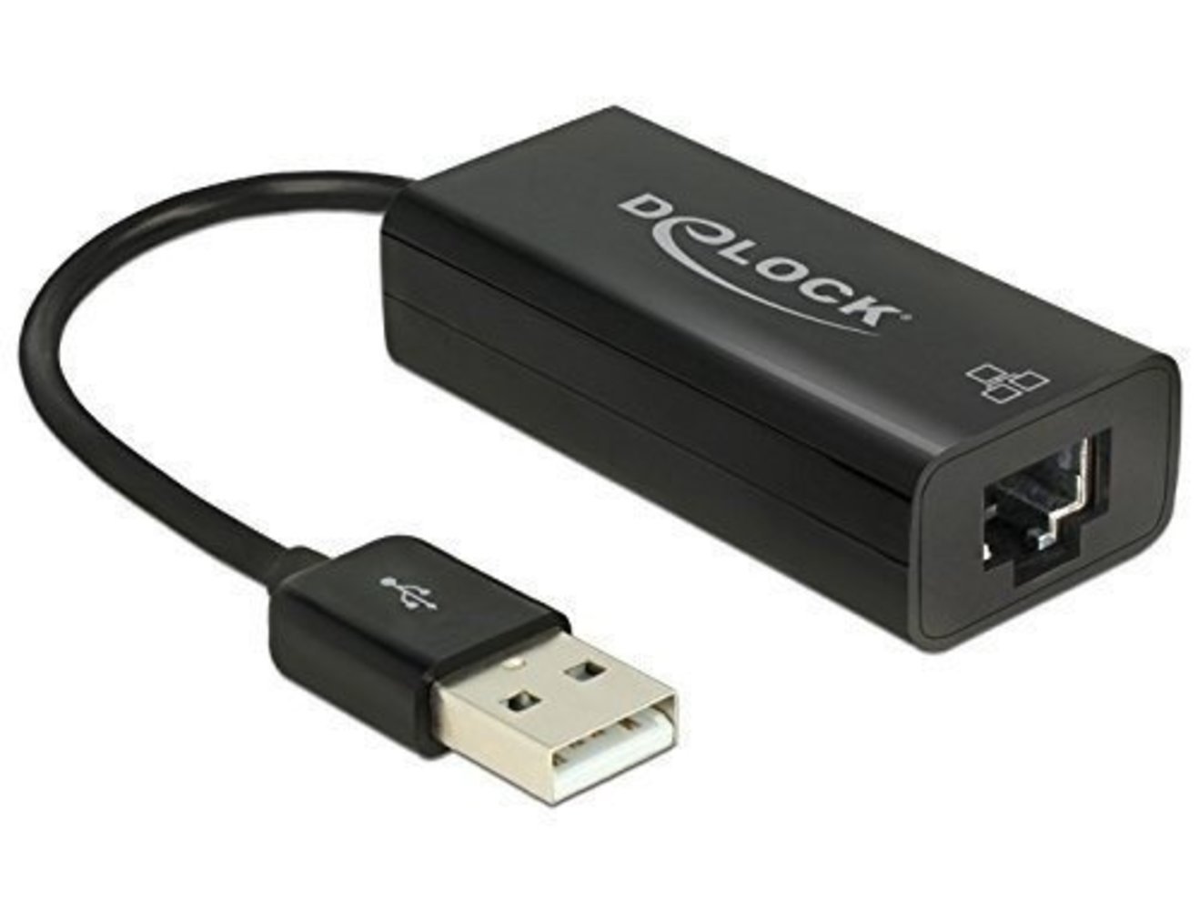 Delock Adapter USB 2.0 Ethernet RJ45 10/100