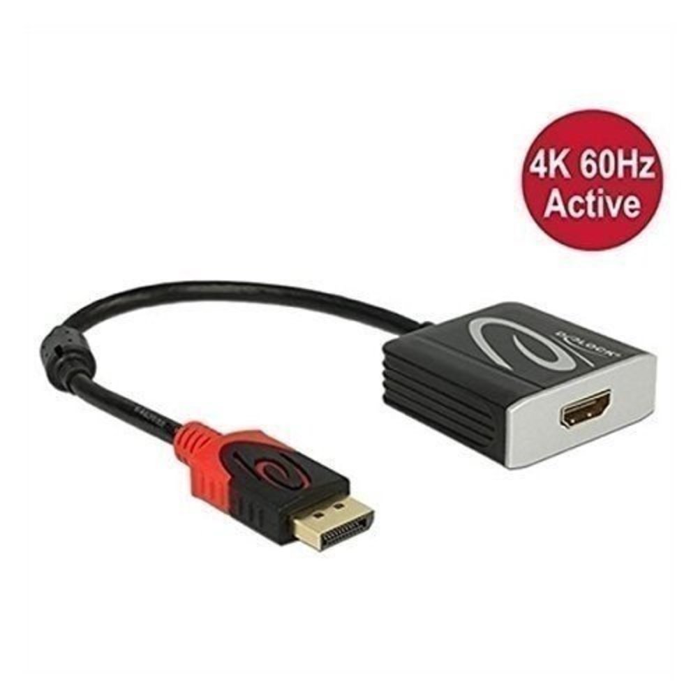 Displayport Adapter Delock DP->HDMI St/Bu 4K Aktiv