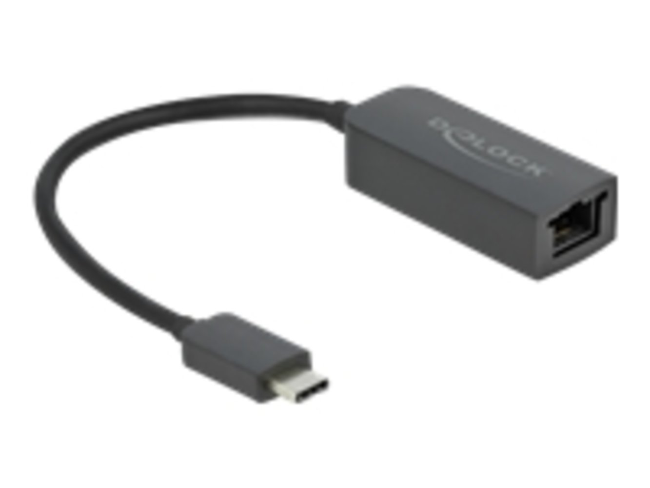 Delock USB Type-C auf 2.5 Gigabit LAN Adapter – Kompakt