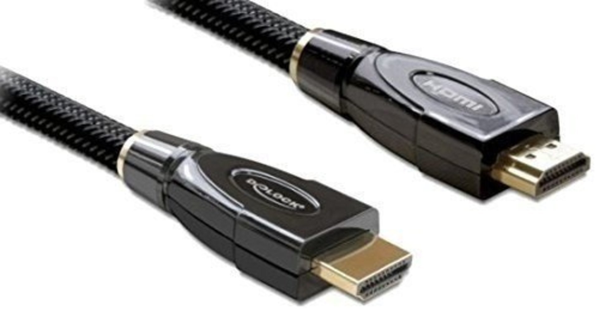 DELOCK HDMI A-A 1.4 Kabel 3m - Premium Qualität, gerader Stecker, schnelle Datenübertragung