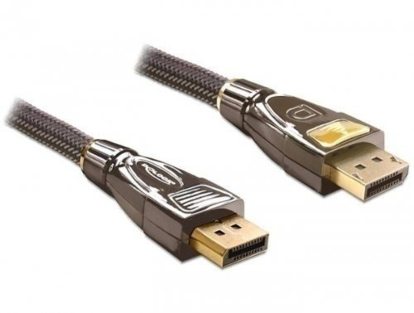 Delock Displayport Kabel - 1m, St/St, 4K Premium