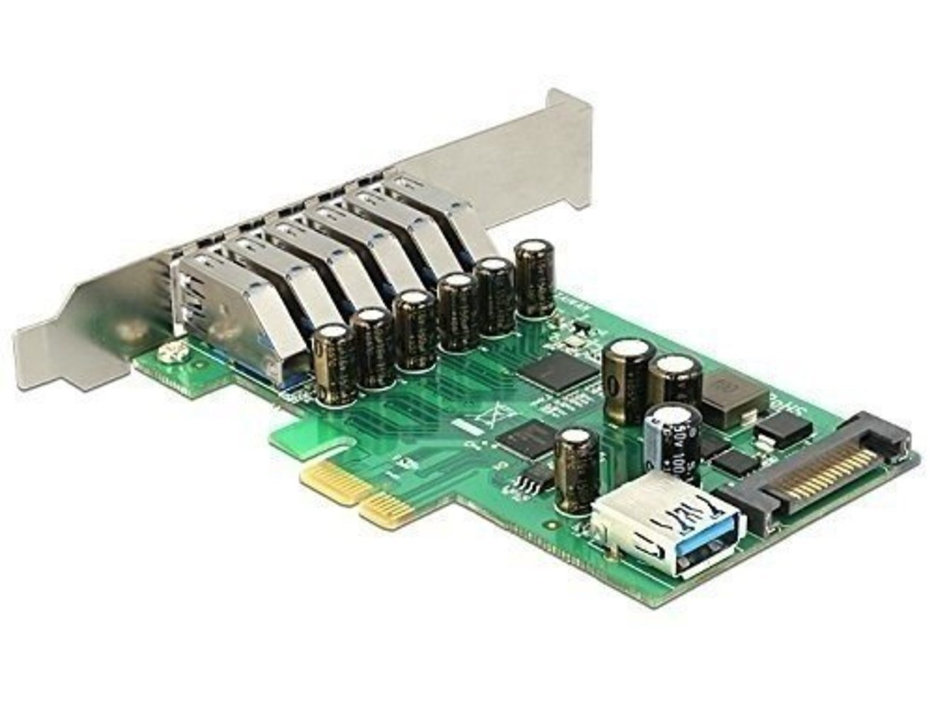 NEC Delock PCIe x1 USB 3.0 7 Port inkl Low-Profile - Hohe Leistung und Kompatibilität