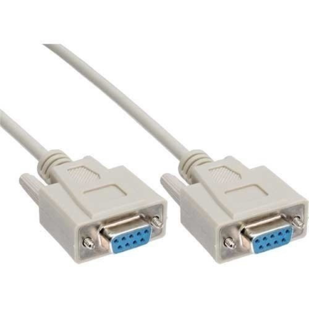 InLine® Serielles Kabel 9pol Buchse/Buchse 1:1 belegt 1.8m - Schnelle Datenübertragung, robust und zuverlässig
