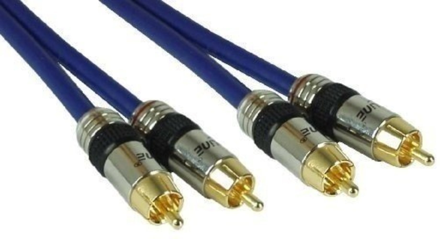 InLine® Cinch Kabel AUDIO PREMIUM 5m, 2x Cinch Stecker vergoldet, optimal für höchste Klangqualität
