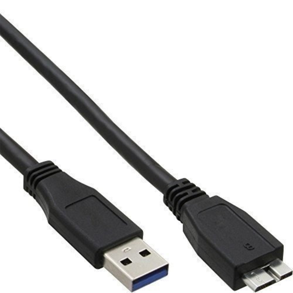 InLine® USB 3.0 Kabel A an Micro B schwarz 1m - High-Speed Datenübertragung und zuverlässige Verbindung