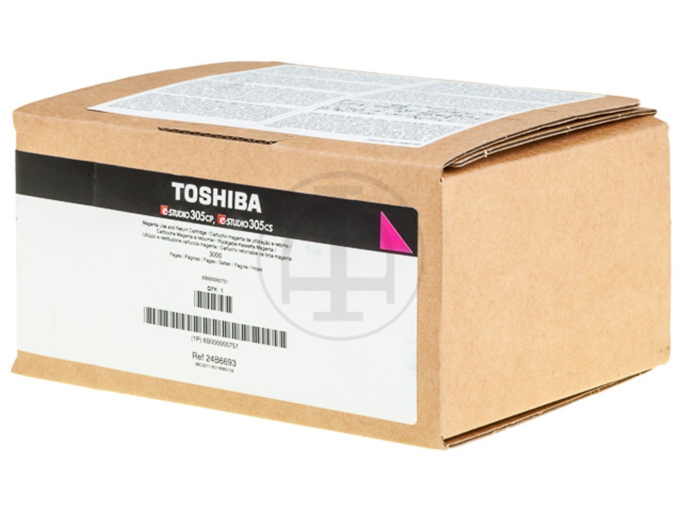 Toshiba Druckerpatrone mit 3000 Seiten Lebensdauer