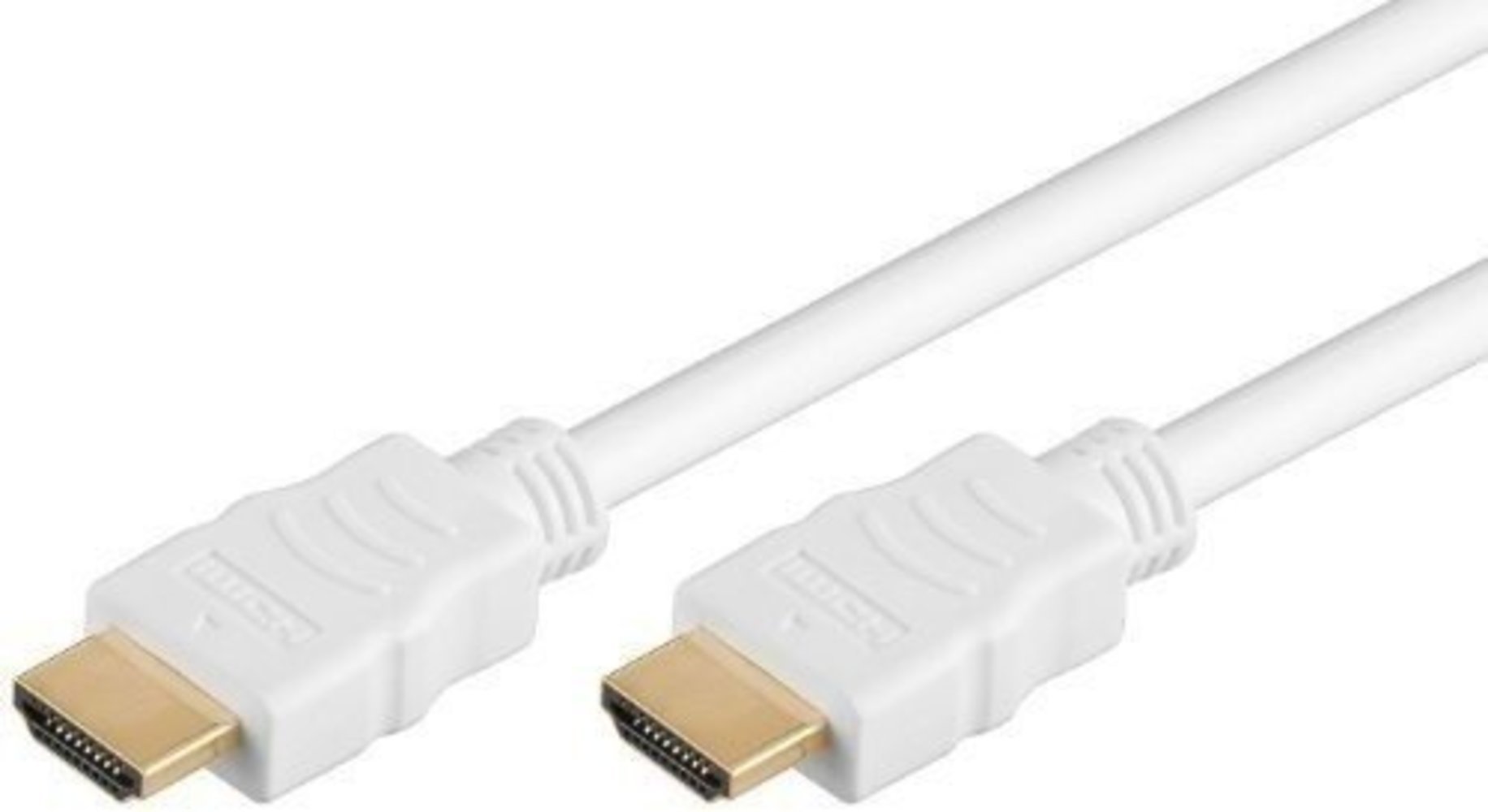 Mcab HDMI Hi-Speed Kabel Weiß 2.0m - Kristallklare Bildübertragung und schnelle Datenübertragung