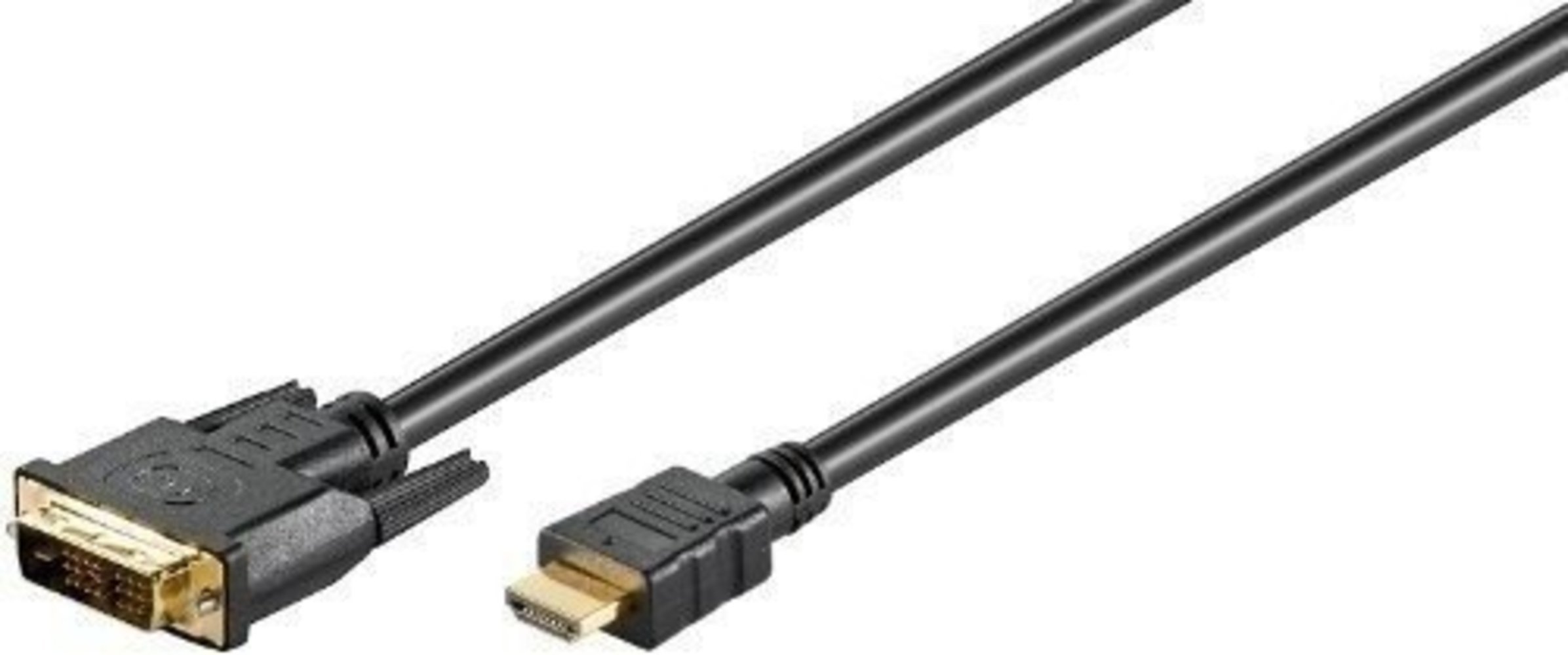 3 Meter langes HDMI/DVI-D Kabel in Schwarz von Mcab