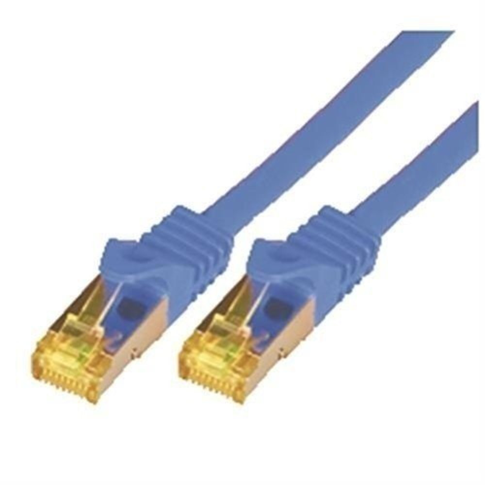 Kurzes CAT7 S-FTP-PIMF-LSZH-1.00M-BLU Netzwerkkabel von Mcab