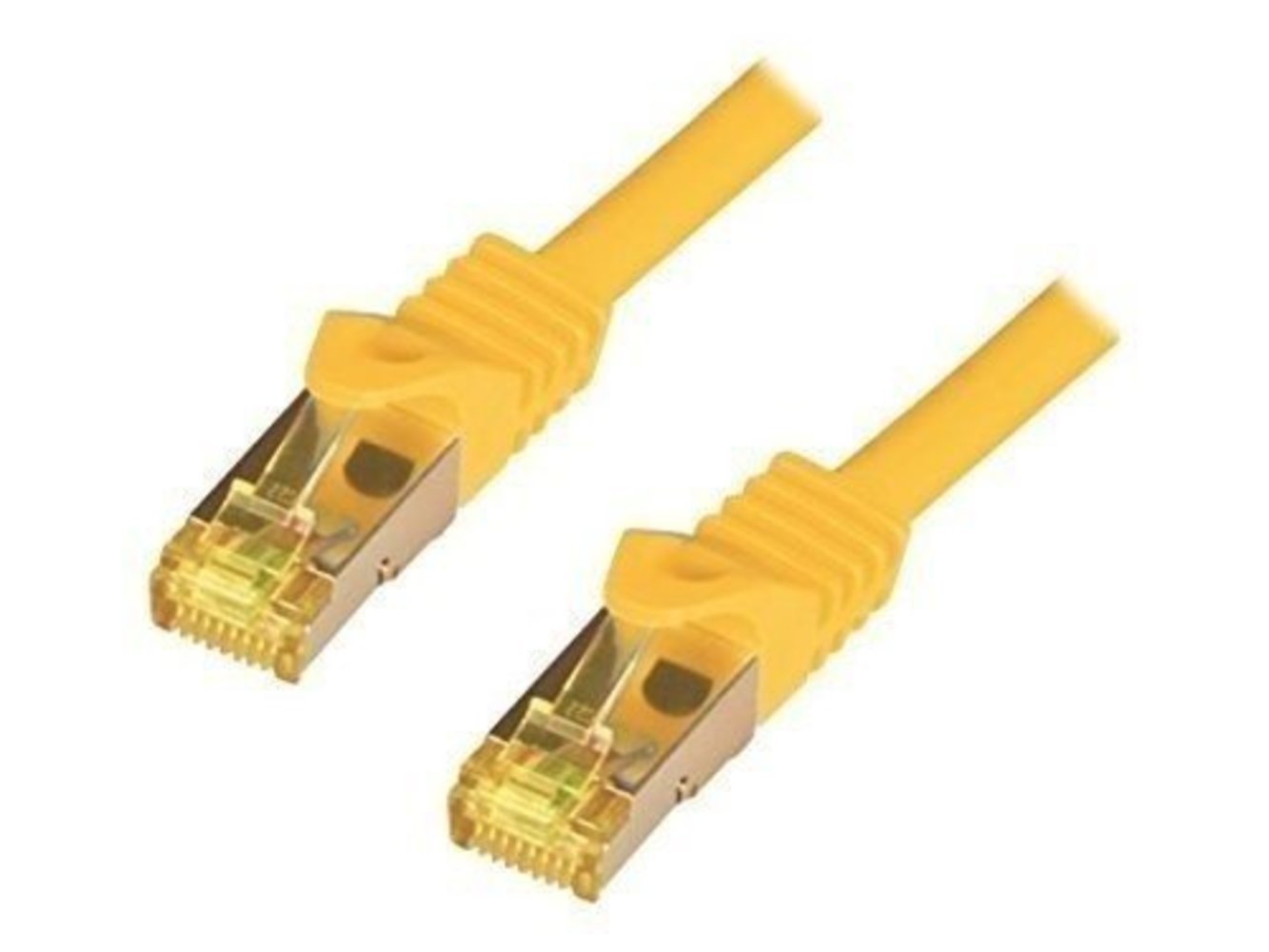 MCab Netzwerkkabel CAT7 S-FTP-PIMF-LSZH 2.00 Meter gelb