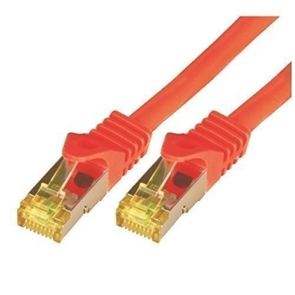 Mcab CAT7 S-FTP-PIMF-LSZH-3.00M-RED könnte als Mcab Netzwerkkabel CAT7 S-FTP-PIMF-LSZH-3.00M-ROT bezeichnet werden.