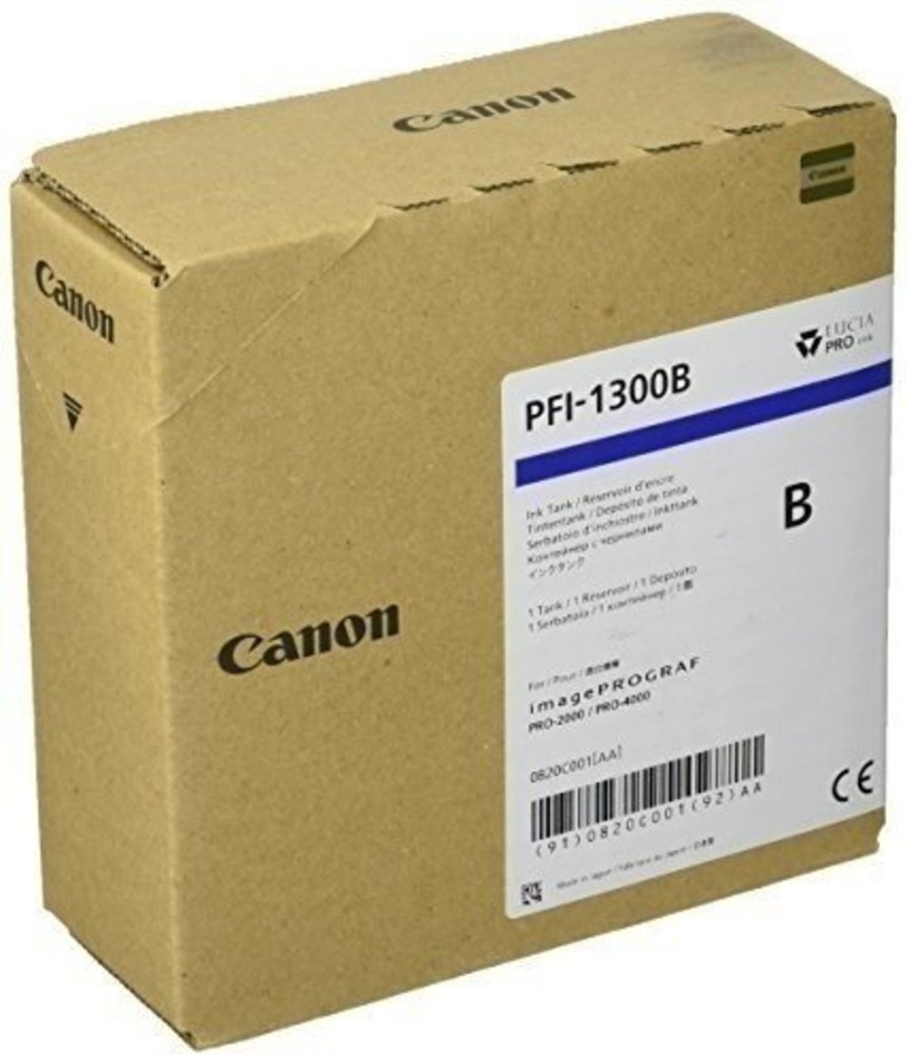 CANON PFI-1300 Tinte blau Standardkapazität 330ml 1er-Pack iPF Pro2000/4000