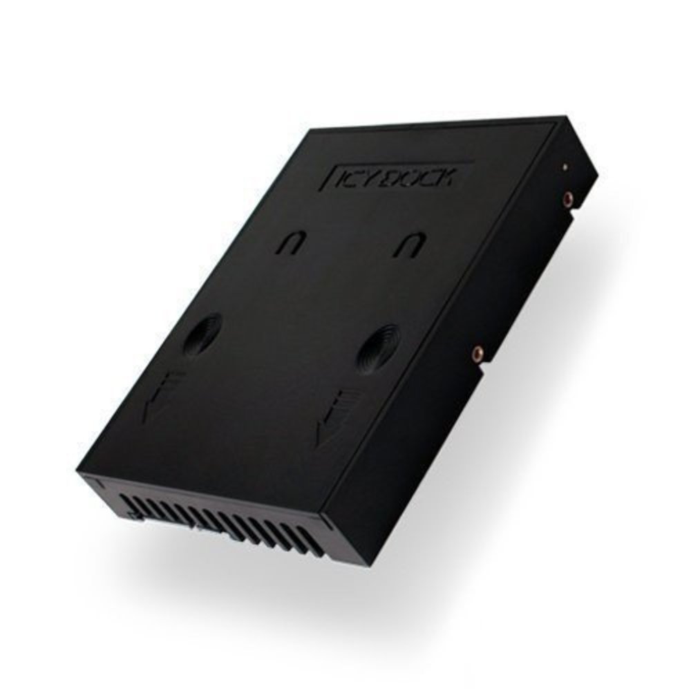  6.35cm 2.5 Zoll HDD-Konverter SATA HDD Konverter macht aus einer 2.5Z 6.35cm eine 3.5Z 8.89cm Festplatte schwarz