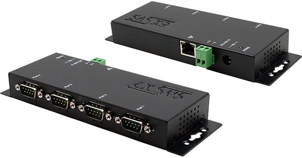 EXSYS EX-6124-2 Ethernet zu Seriell 2 x RS-232 mit 9 Pin Stecker
