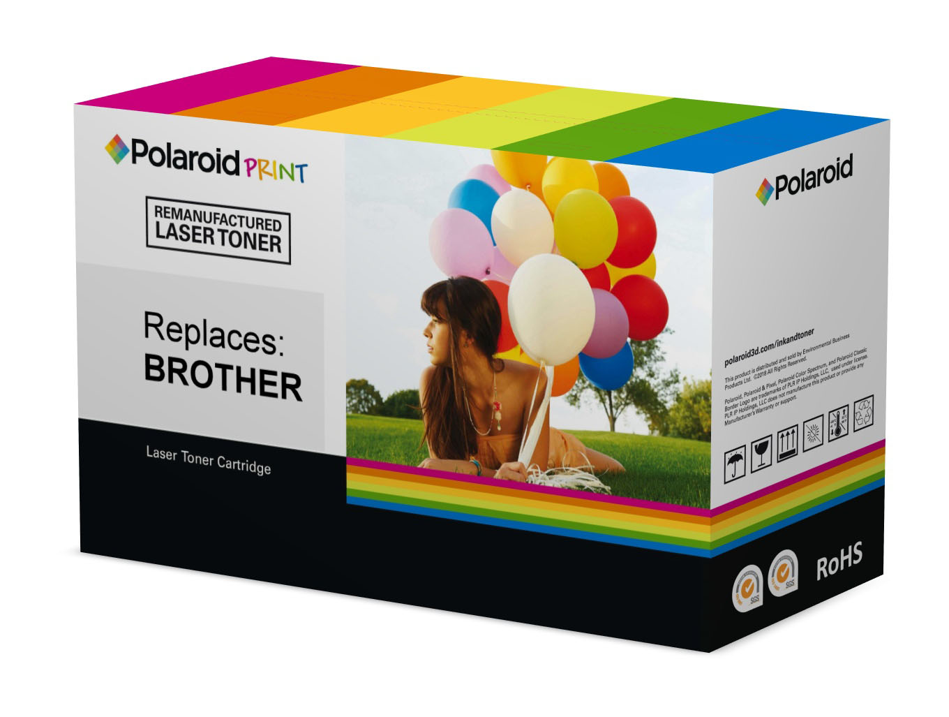 Polaroid Toner LS-PL-20096-00 ersetzt Brother TN-3480 BK