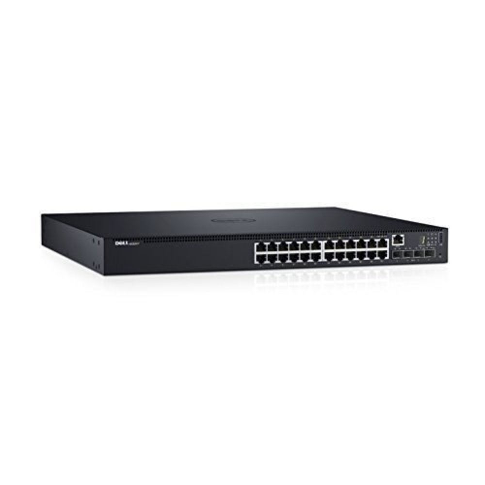 Dell Networking N1524P - Switch - L2+ - verwaltet - 24 x 10/100/1000 + 4 x 10 Gigabit SFP+ - an Rack montierbar - PoE+