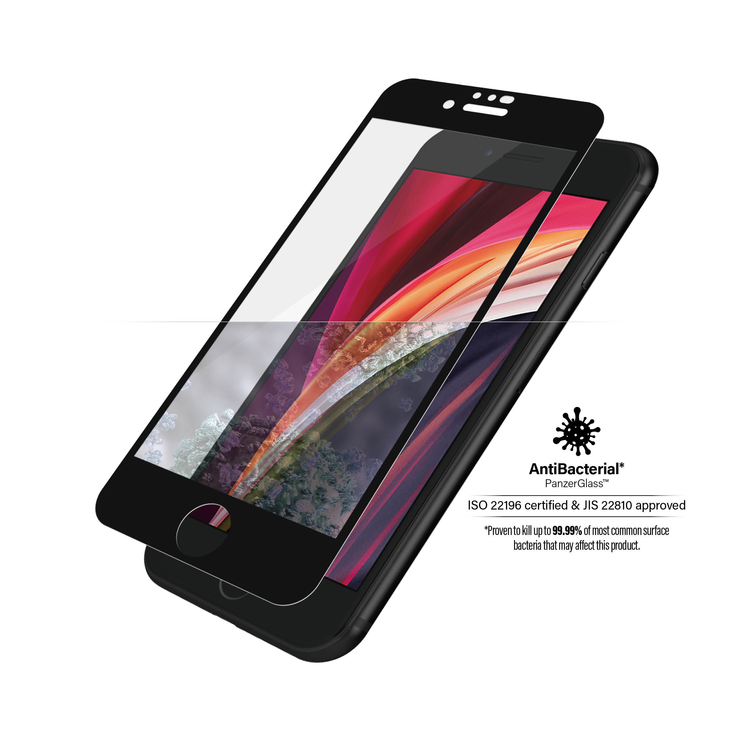 PanzerGlass Apple iPhone 6/6s/7/8/4.7 2020 Case Friendly E-to-E black